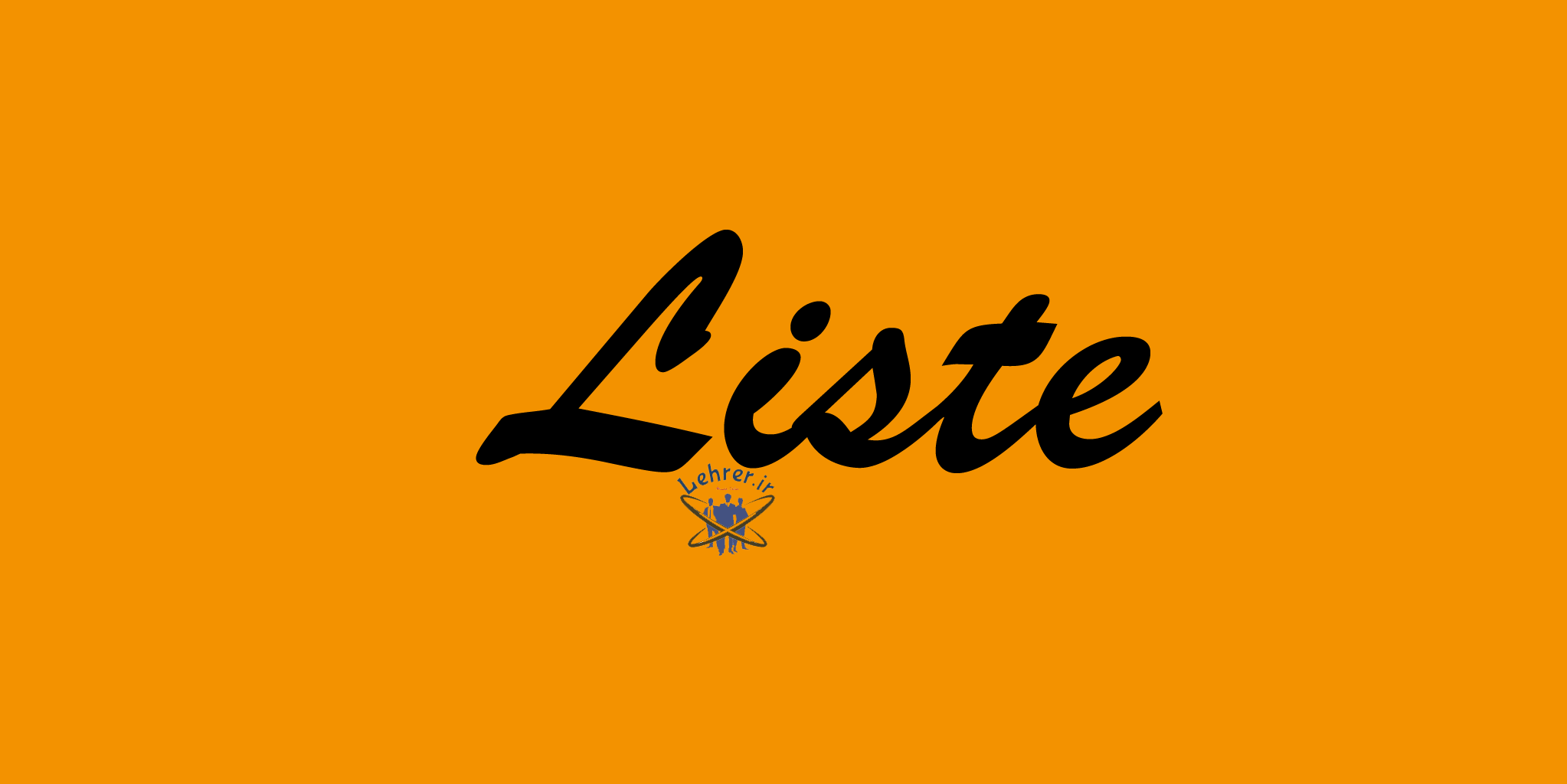 WHAT DOES LISTE MEAN visual data 5